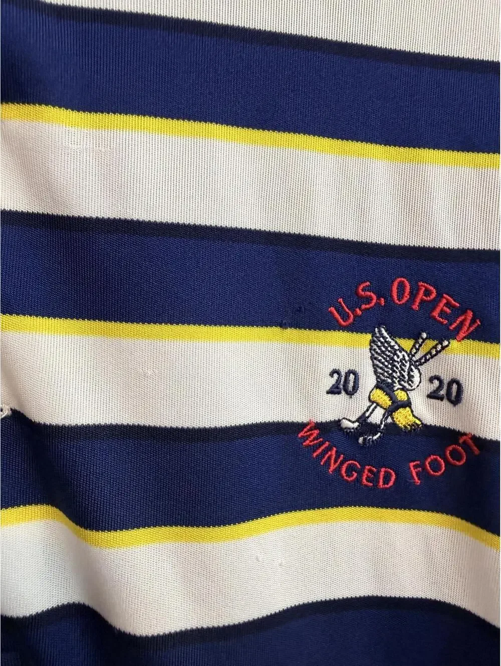 Polo Ralph Lauren Men's XL US Open Golf Striped Polo